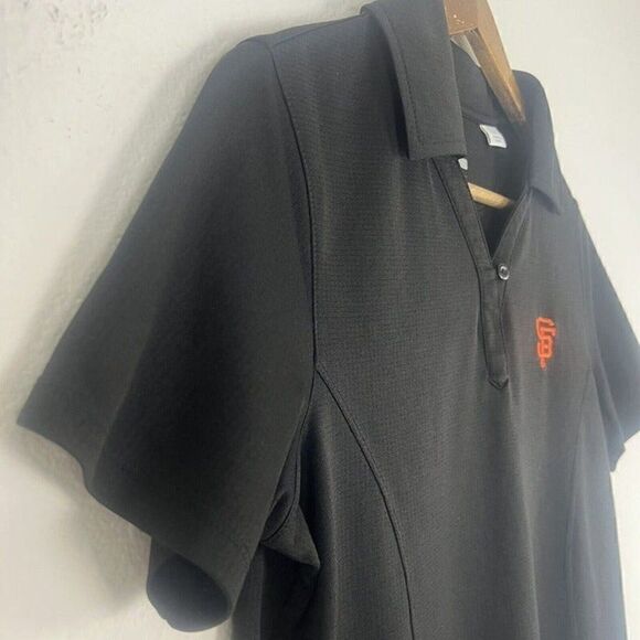 Cutter & Buck San Francisco Giants Women's CB DryTec Genre Polo Black Shirt Lrg - Picture 3 of 12
